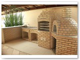 Churrasqueira e Forno Conjugados de Alvenaria